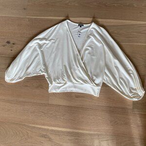 Express Ivory Top Size Medium NWT